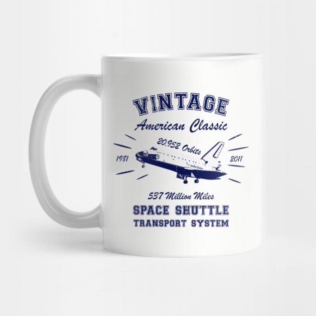 Vintage NASA Space Shuttle Pre-Distressed by sfcubed